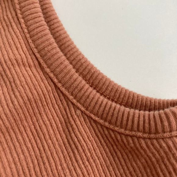 Grayson Mini 2-Piece Rainbow Ribbed Set - Rust - 6-9M - Picture 8 of 8